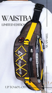 Tas Selempang Pinggang Pria Waistbag Sporty AR Apparel Slingbag Model Outdoor Terbaru
