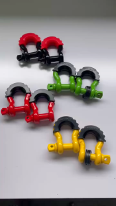 Anti-Rust Bow Shackle 5/8 D-Ring Shackle 42990lbs Break Strength with Isolator &Washers Kit for Jeep Off-Road Vehicle Recovery