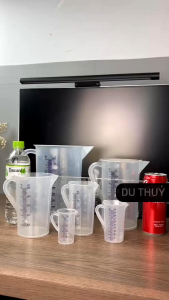 Ca đong ml dung tích ca đong định lượng 50ml - 100ml - 250ml - 500ml nhựa PP trong suốt có chia vạch đo đậm rõ dễ nhìn