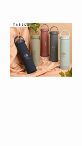 X&W Botol Minum thermos T-101 Z Tumbler Silky Touch Rubber Spray With Straw 750ML