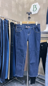 Celana Jeans 7/9 Wanita Skinny Stretch Kancing 2 Garment Premium Jinsholic 9734S Size 27-34