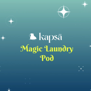 Kapsa 10-in-1 Laundry Pods Sample Pack Single Capsule - With Lush Freesia Fragrance Softener