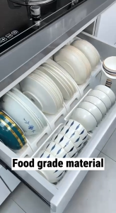 CozE Plastic Rack Dish Drying Holders Kitchen Sink Dish Drainer Cabinet Dish Drain