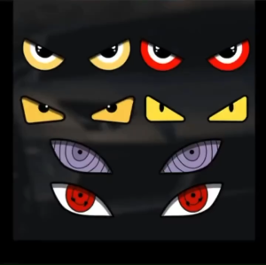 สติกเกอร์ติดรถยนต์รูปตาปีศาจ สติกเกอร์ติดรถยนต์ไฟฟ้าสติกเกอร์ติดมอเตอร์ไซค์ใหม่ สติกเกอร์ตกแต่งรถสุด เหลี่ยมกันน้ำสติกเกอร์สะท้อนแสง