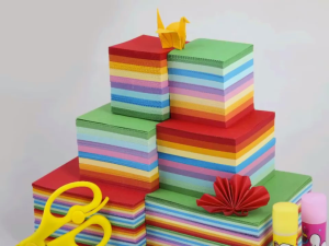 [HCM] Sét tệp 100 tờ giấy gấp giấy thủ công gấp hạc hoa -TyHome