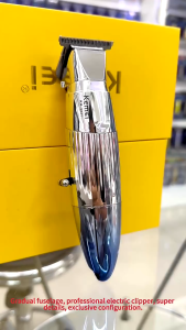 KEMEI km-3231 Digital Display Electric Clipper Lower Noise Hair Clipper with Chaging Cable for Beard Face Hair Styling Use