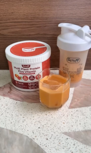SCOOPP Multi Plant Protein โปรตีนพืช ทดแทนมื้ออาหาร 2 กระปุกแถมฟรีแก้วเชคเกอร์