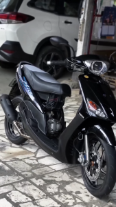 Stiker Striping Decal Body Motor Yamaha Mio Sporty Atau Smile Garnis Urban Motif Font Simple Warna