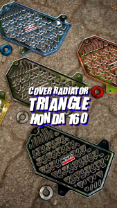 NSA COVER RADIATOR TRIANGLE Honda 160 PCX VARIO ADV STYLO Tutup Radiator Vario160 Pcx160 Adv160 Stylo160 Aksesoris Motor NSA PERFORMANCE