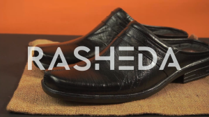 Sepatu Sandal Pria Kulit Rasheda VL 08 Selop Bustong Tutong