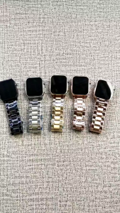 Empirewatches Jam Tangan LED Watch JSS3642 Digital Pria Wanita Strap Rantai Stainless