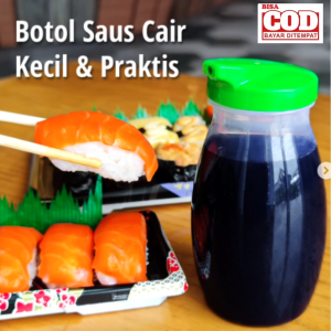 Botol Kecap Cair 300 ml | Botol Kecap Cuko Lion Star TS-60 Gusto Sauce keeper 300 ml