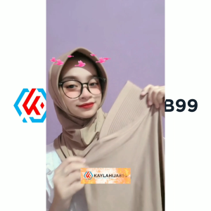 Kerudung Sekolah Bergo Sporty Linear Hijab Sport Olahraga Bergo Linier Pet Tebal Instant KaylaHijab99 Pad Besar Simpel
