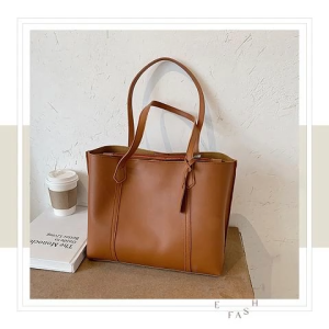 KDAShop มาแรงง กระเป๋าสะพายไหล่แฟชั่น สีโทนสุภาพ สามารถแมทช์ได้หลายลุคหลายสไตล์ ใส่ของได้เยอะสุดๆมันง่ายต่อการใช้งาน สมราคาจ้า