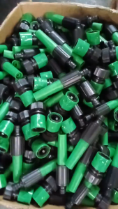 High-Quality Adjustable Spray PVC Garden Hose Nozzle for Efficient Watering - 16mm New