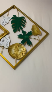 Walldecor Berkah Hiasan Dinding Aesthetic Set Isi 3 Daun Bunga Leaf Gingko Wall Decor Nordic Modern