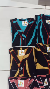 MODEL PITA BISA COPLE ANAK PIAMA BAJU TIDUR BATIK KHAS BAGAN SIAPI API