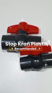 Ballvalve 1/2" 3/4" 1" Inci Stop Kran Plastik PVC