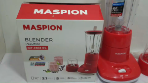 Maspion Blender Plastik 2 in 1 - MT1272PL - GRATIS ONGKIR Jabodetabek