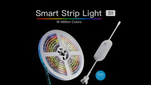 T3 Smart Strip Light S1/S2  ไฟเส้นแอลอีดีอัจฉริยะ  ไฟเส้นตกแต่งห้อง LED  ไฟประดับ ปรับได้มากถึง 16 ล้านสี แถมฟรีแอปเตอร์