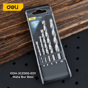 Deli Mata Bor Besi Beton Tembok Set 4 / 5 / 6 / 8 /10mm EDH-JGZ005-ED1
