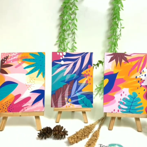 ABSTRAK 3 HIASAN DINDING WALL DECOR 15x20CM PAJANGAN POSTER DEKORASI KAMAR RUMAH