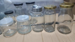[Combo 10cái] Chai thuỷ tinh 200ml đựng Yến chưng/sữa hạt kèm nắp thiếc