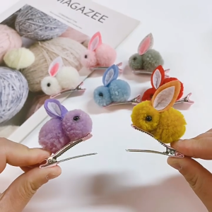 AI-C1133 Aksesories Rambut Anak dan Wanita Rabbit Hair Clip Jepit Rambut Motif Kelinci Lucu Jepitan