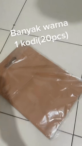 100pcs Tas Spunbond Model Oval 25x35 / Goodie Bag / Tas Kain Polos