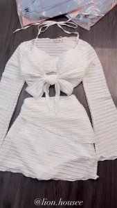 Set bikini 3 món có mút đồ bơi đi biển tôn dáng sang chảnh thiết kế tạo điểm nhấn sang trọng quyến rũ gợi cảm