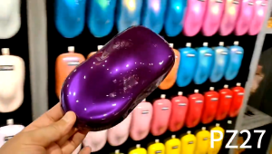 2K Paint  AIKKA PZ27 Plum Crazy Pearl  SUPREME PEARLIZED SERIES Car Motor Paint DIY Aerosol Spray Cat Bancuh Kereta 车漆