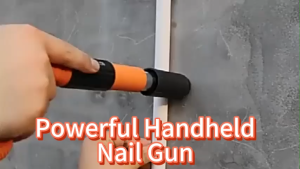Adjustable Silence Wall Portable Fastener Air Neeler One Handed Operate Nail Fastening tool Manual Steel Nail Gun Set