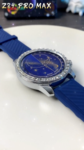 【Flash Sale】 New 2.1-inch HD touch screen mens and womens smart watch dual strap wireless charging 300mah ultra-long standby IP68 waterproof Bluetooth call message notification game independent alarm clock QR code push calories