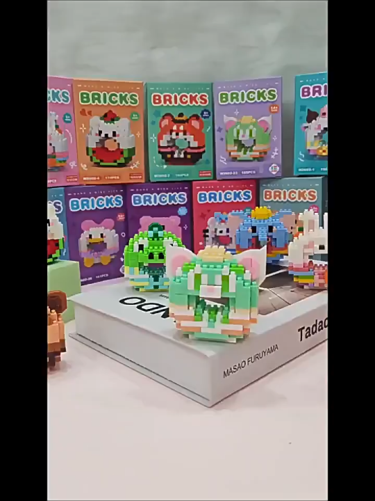 Mainan Anak Mainan Edukasi DIY 3D Puzzle Toy Brick Gift Nano Block