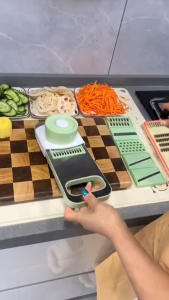 [HCM] Bộ nạo rau củ quả 5 LƯỠI DAO  INOX 304 không gỉ đồ bào rau củ đa năng cao cấp đa năng tiện dụng-TyHome