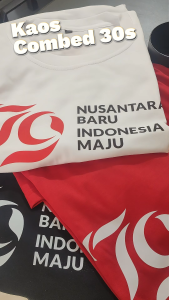 Kaos & Topi Gratis Hut RI 79: Baru Indonesia Maju