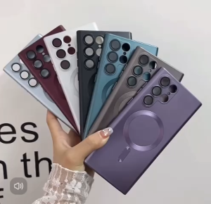 SOFT CASE MATTE MAGSAFE SAMSUNG Galaxy S22 S22+ S22PLUS S22ULTRA  S23 S23+ S23PLUS S23ULTRA S24 S24+ S24PLUS S24ULTRA PLUS ULTRA CASING MAGSAFE Magnetic Silikon AF-216