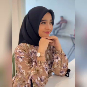 Midi Dress Rayon Viscose Premium Motif Bunga Dress Muslim Wanita Kekinian Busui Friendly By Nararaya