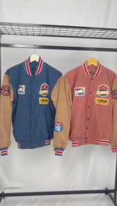 Jaket Varsity Corduroy Baseball Vintage A507