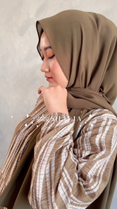 Nararaya Gamis Motif Garis Rayon Premium Busui Friendly Terbaru