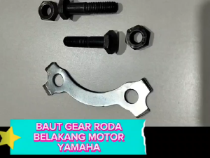 BAUT GEAR GER GIR RODA BELAKANG [ 1 SET + KLEM ] UNIVERSAL ALL MOTOR YAMAHA - RX KING VEGA FIZ R FORCE JUPITER MX ZR ALFA CRYPTON KUALITAS PREMIUM