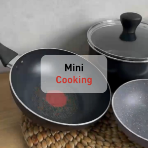 Tefal Panci Anti Lengket Set 2 PCS - Mini Cooking Package Saucepan 18cm /Gratis Frypan (2 Wajan + 1 Tutup)