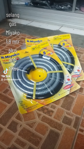 Miyako Selang Gas Regulator Spiral SNI - SLM18 - FREE ONGKIR Jabodetabek
