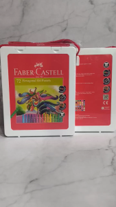 Perlengkapan Menggambar Anak: Crayon 72 Warna & Oil Pastel 12 Warna Faber Castell