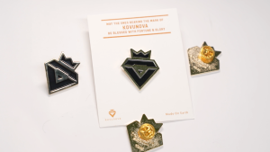 Kovunova Collectible Metal Enamel Pin Fortune/Glory