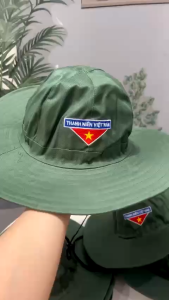 Mũ nón tai bèo thêu logo đoàn thanh niên Việt Nam - nón tai bèo cho bé | Hình thật hàng sẵn số lượng nhiều