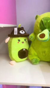 Gấu Bông Capybara màu xanh quả bơ đáng yêu Qủa bơ kéo từ từ Gấu Bông Dễ Thương hot