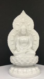 Tượng phật adida ngồi tựa tòa sen cao 19cm chất liệu Đá đúc (-Nhiều màu sắc). Trang trí trên ô tô tiểu cảnh bonsai ghép lũa để bàn trà phòng khách bàn làm việc…