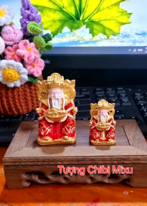 Bộ Sưu Tập Tượng Thần Tiền/Thần Tài/Thổ Địa Phong Thủy 7cm - Màu Sắc Tươi Sáng