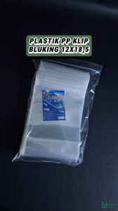 Plastik PP Klip 12x185 Tebal 50 Micron Kemasan Snack BluKing Zip Lock Zipper 12 x 18.5 Bungkus Keripik Kacang Cemilan Basreng